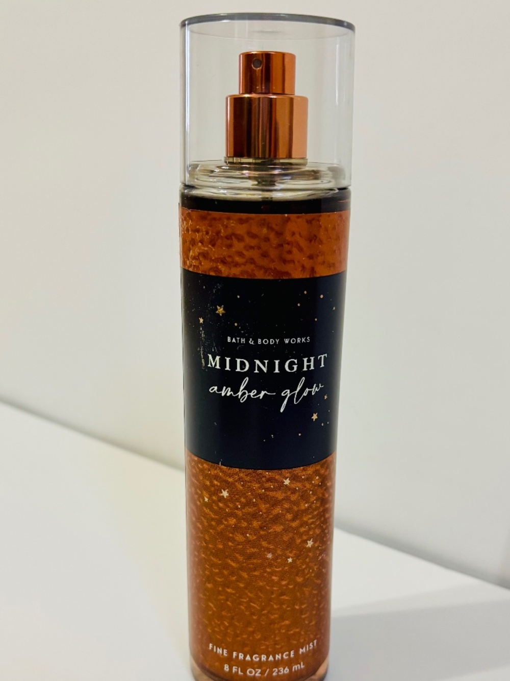 NEW Bath & Body Works MIDNIGHT AMBER GLOW 8 oz Fine Fragrance Mist